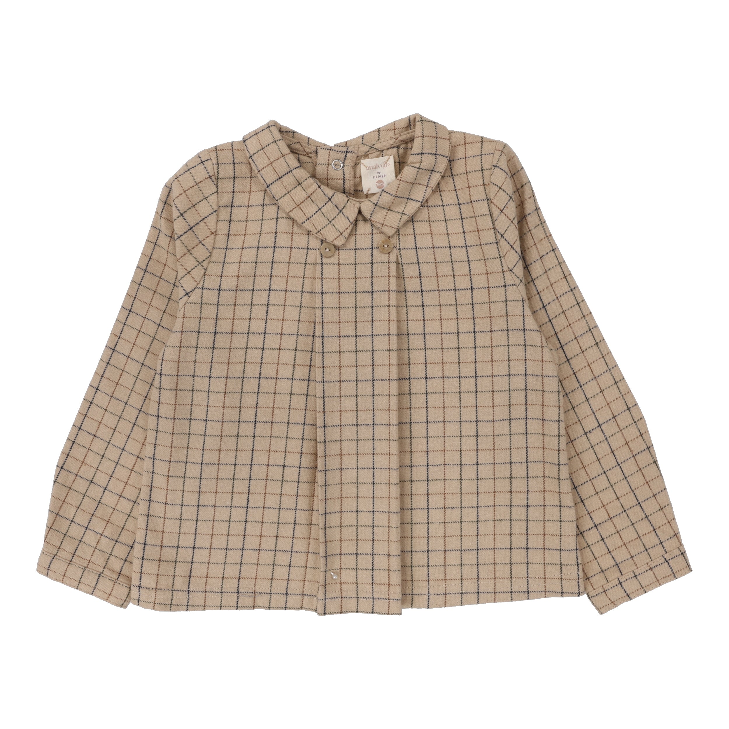 Windowpane Toddler Boy Shirt