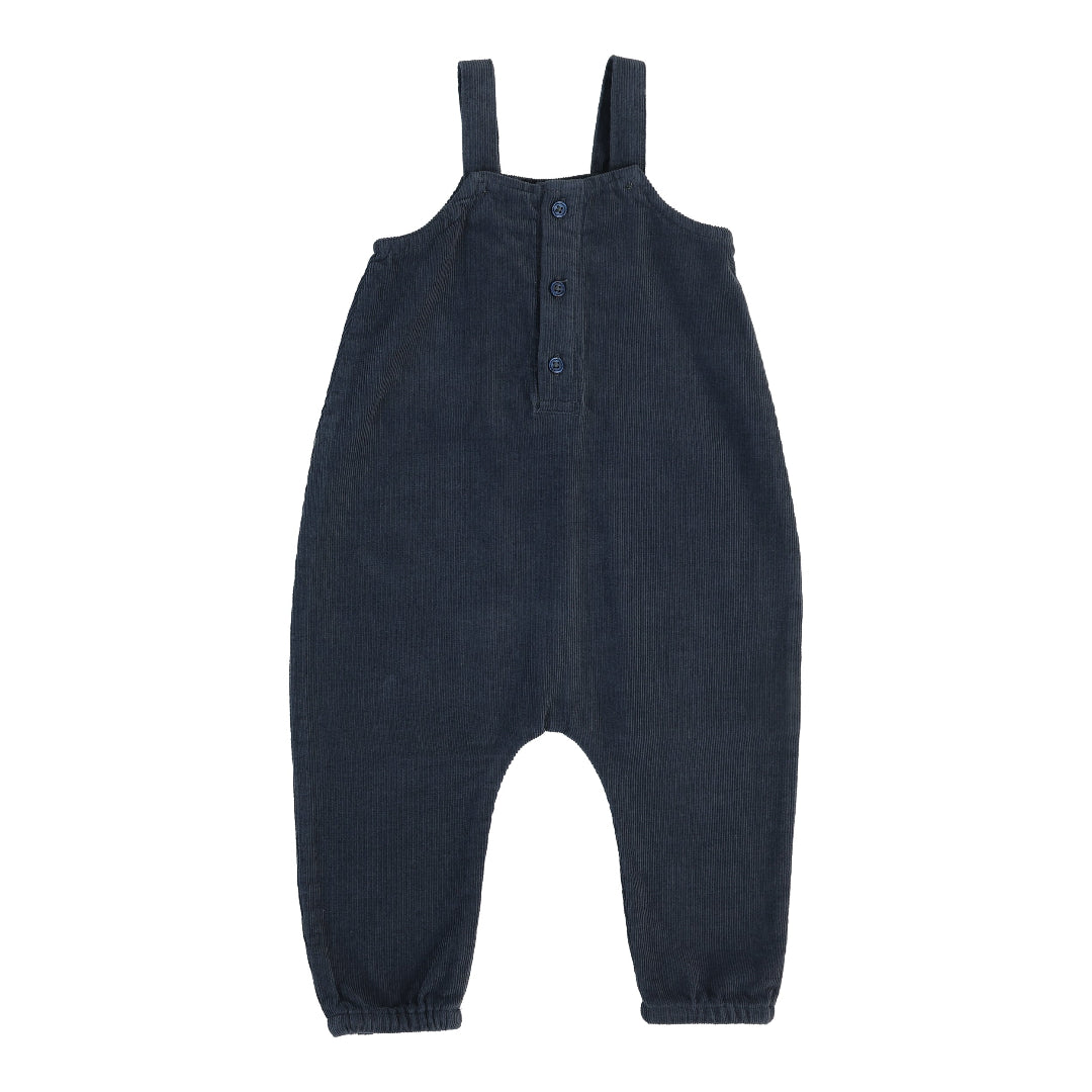 Off Blue Corduroy Overalls
