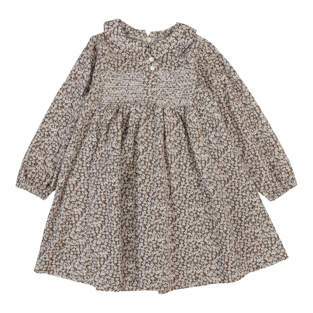 Dusty Pink Daisy Floral Dress