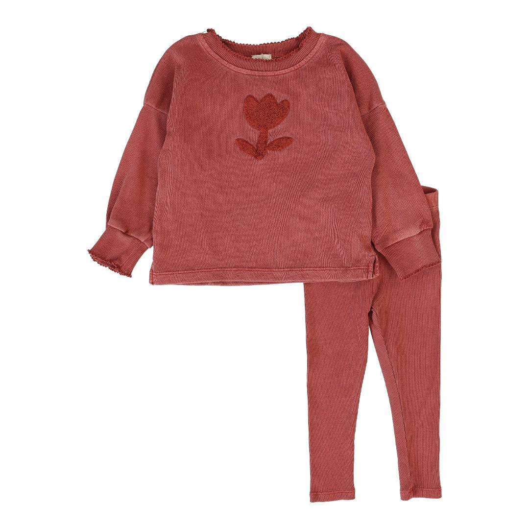 Mineral Red Sherpa Tulip Set