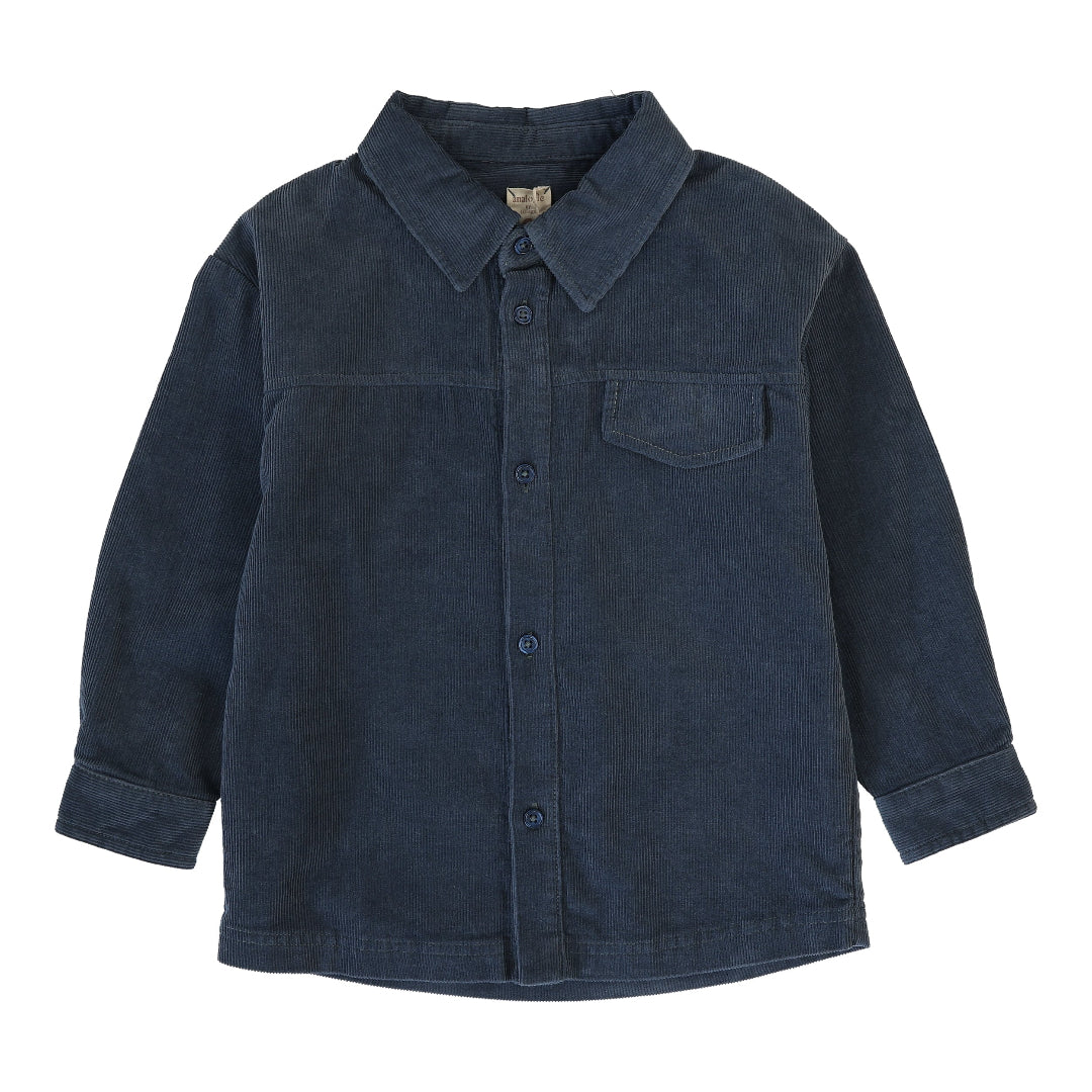 Off Blue Corduroy Shirt