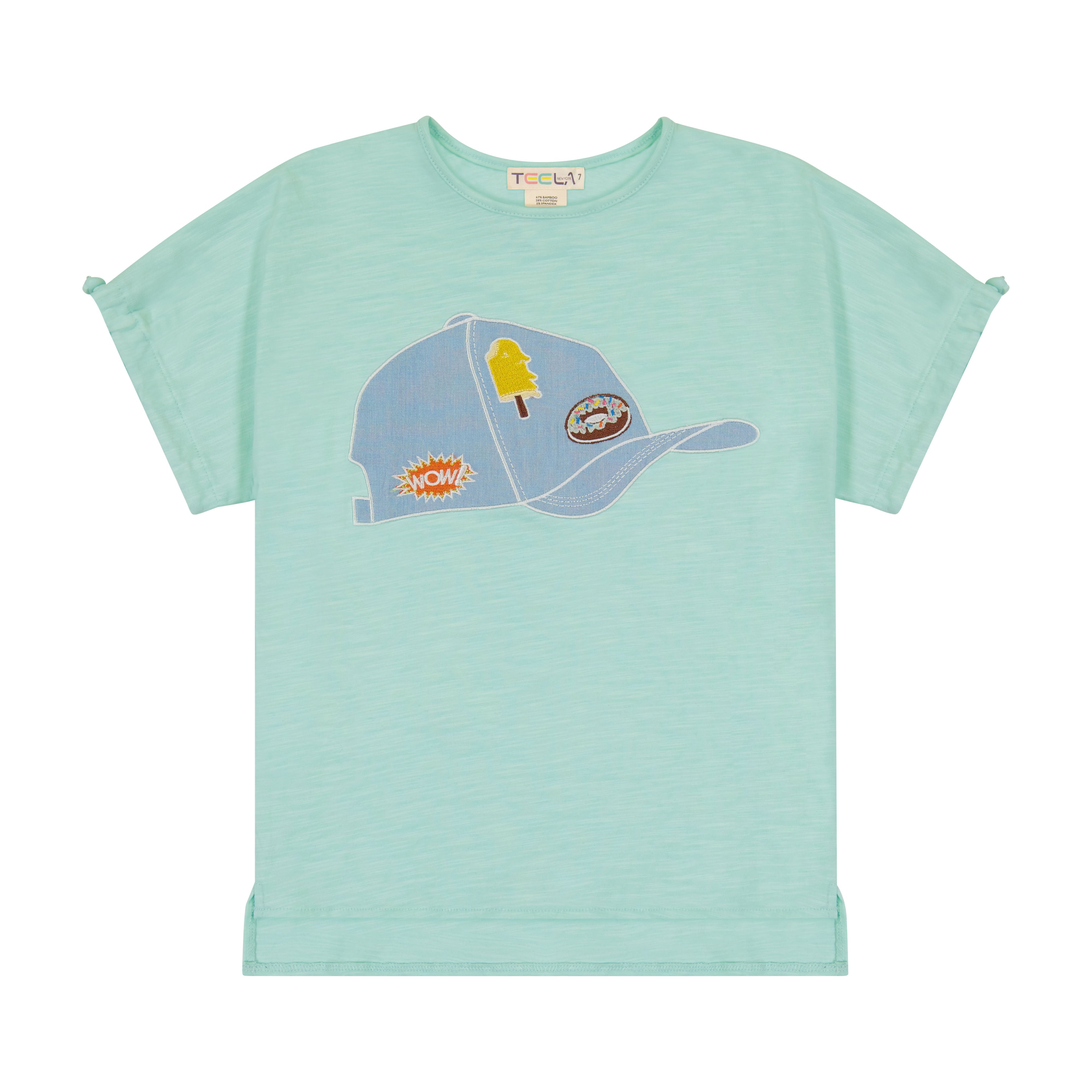 Teela Bay Cap Boy's Pull Short Sleeve T-Shirt