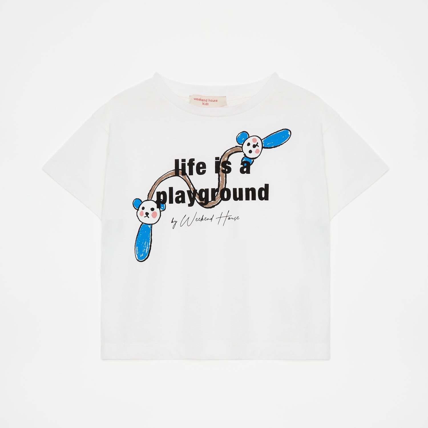 Weekend House Kids Life is a Playground T-shirt
