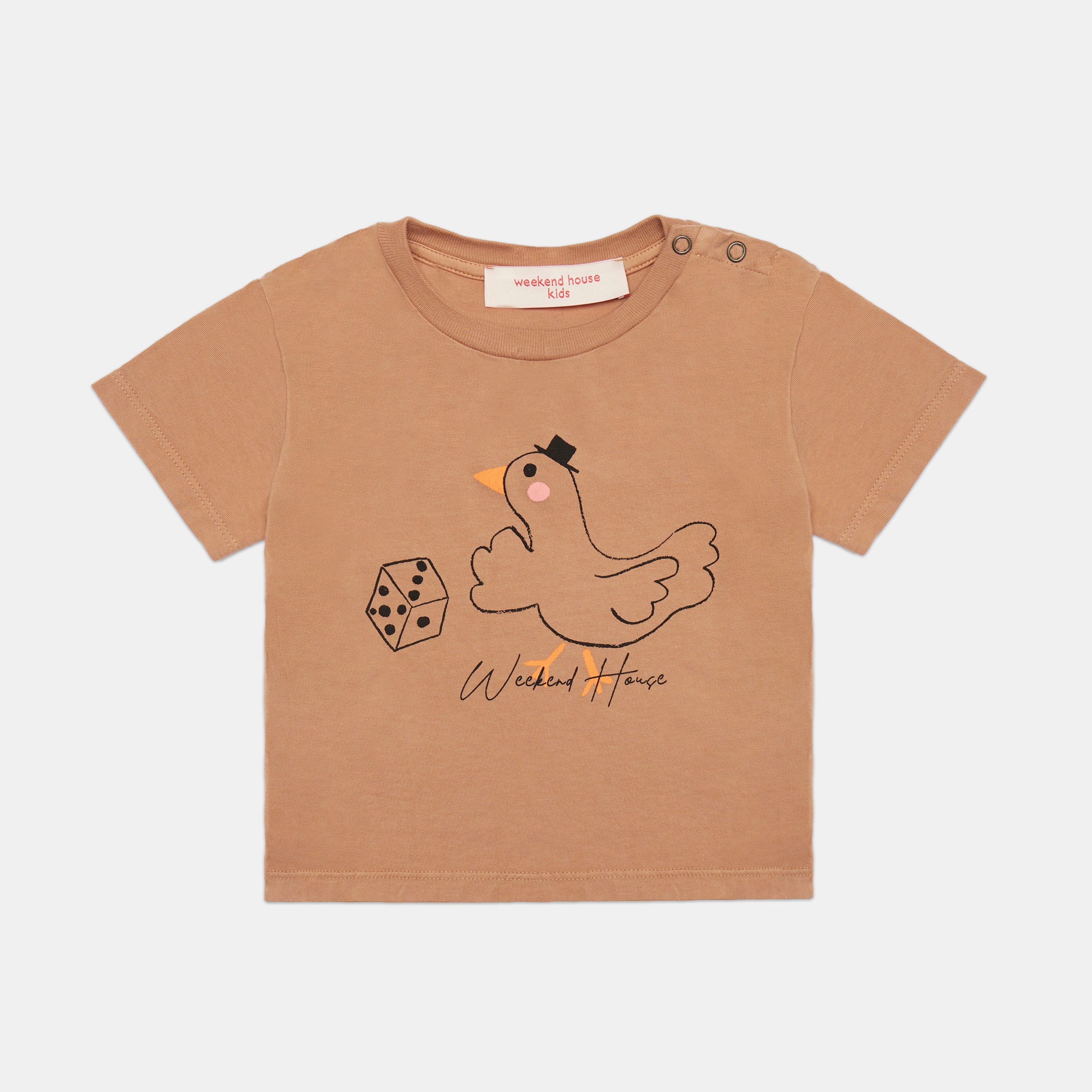 Weekend House Kids Camel Goose T-shirt