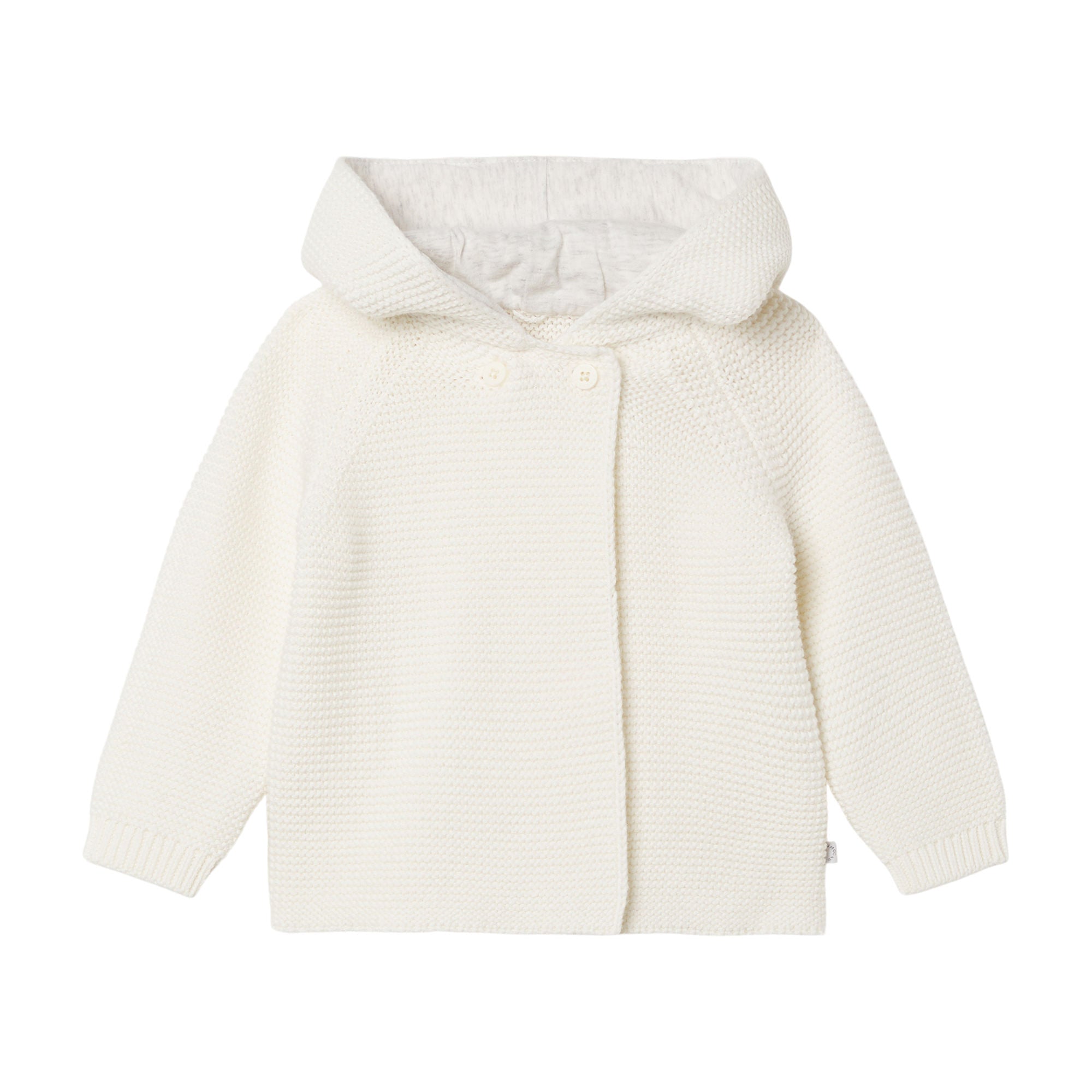 Stella McCartney White Baby Knit Cardigan With Bunny Ears