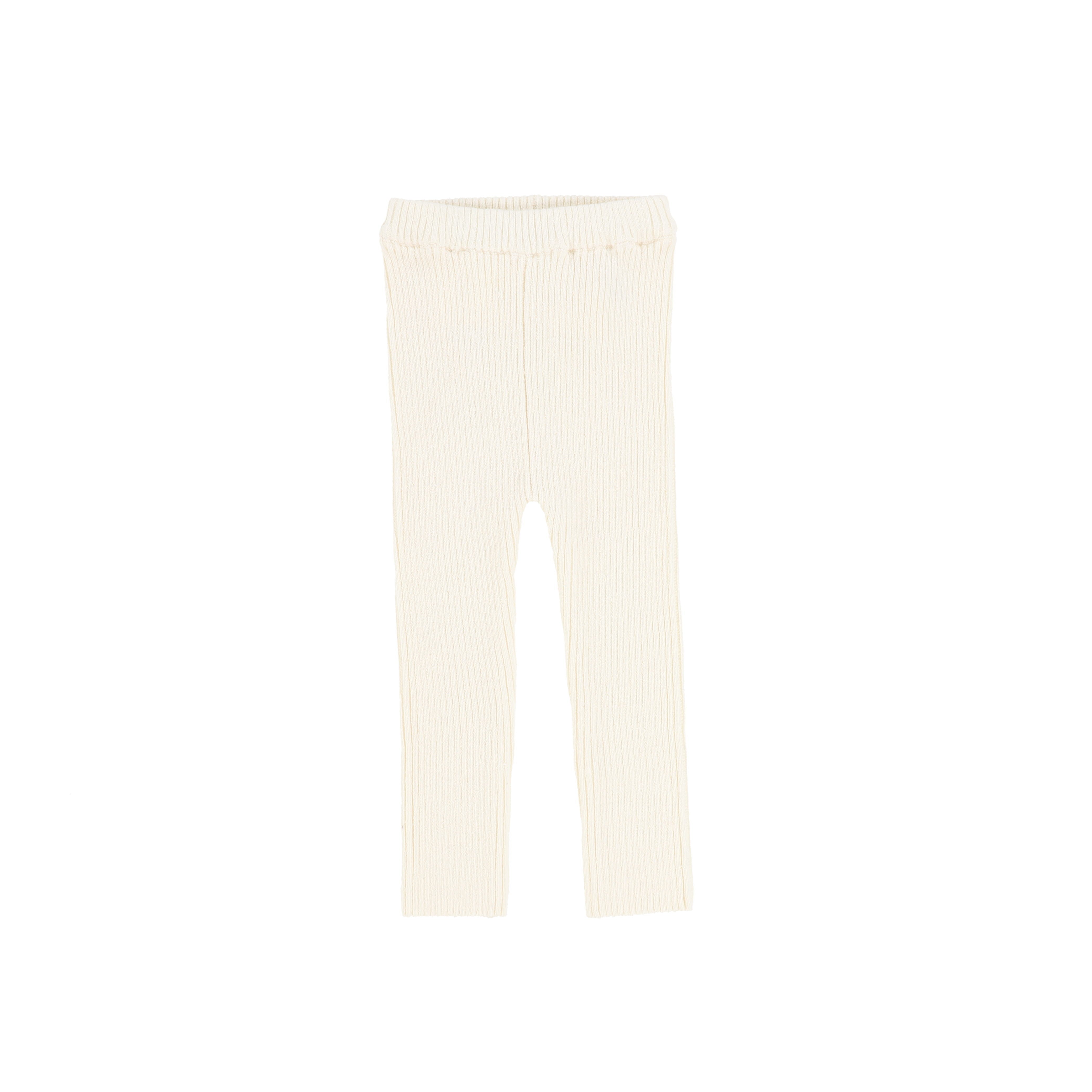 Lil Legs Cream Knit Long Leggings