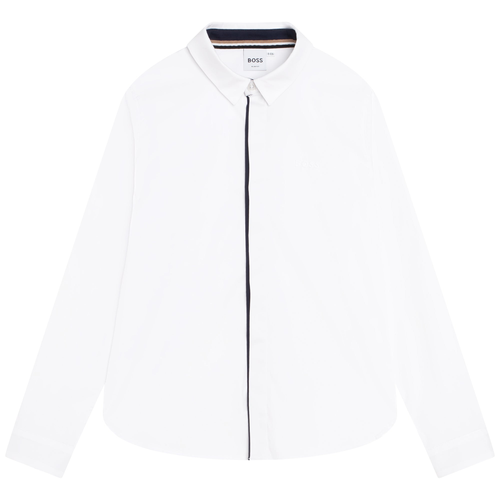 Hugo Boss White Long Sleeve Shirt