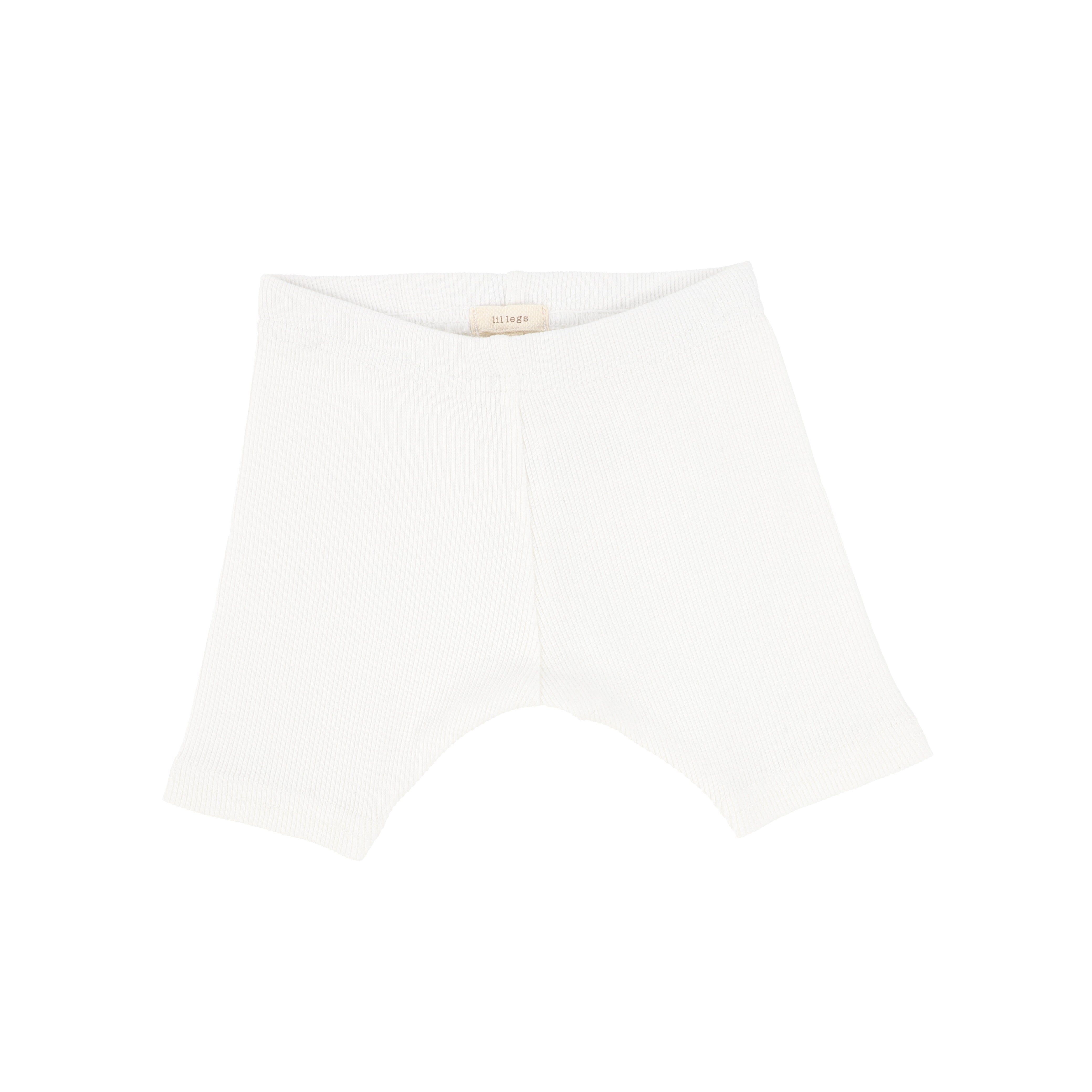 Winter White Ribbed Shorts