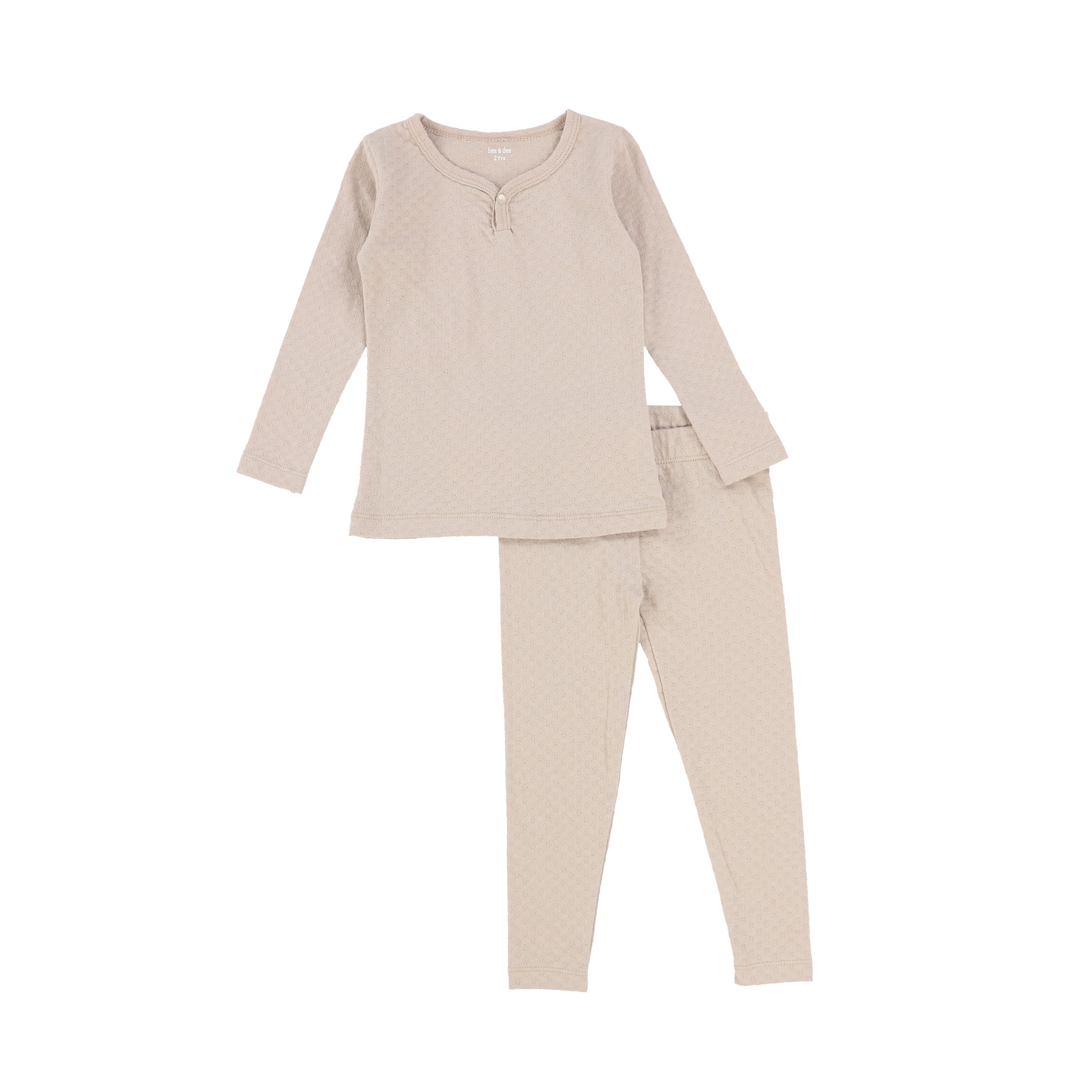 Bee & Dee Simply Taupe Small Pointelle Loungewear